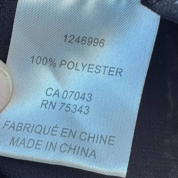 Joie Floral Chiffon Blouse | Black Blue Mustard Ruffle Peasant Top | Size S - Picture 6 of 7